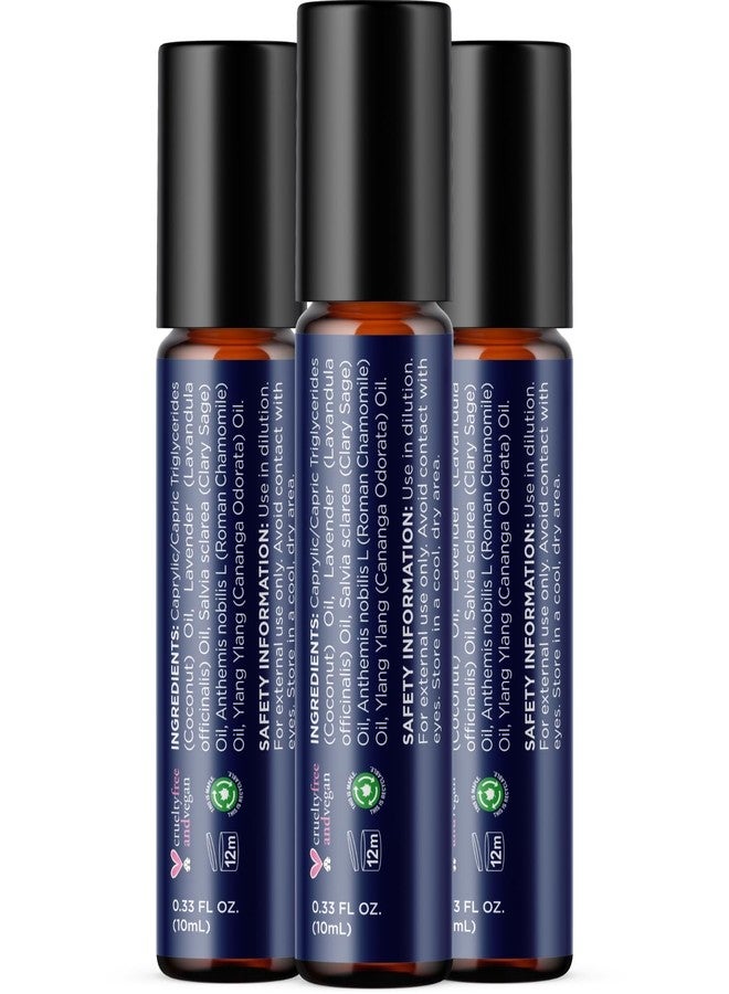 Maple Holistics Sleep Essential Oil Roll On - Aromatherapy Essential Oil Roller for Restful Sleep and Relaxation with Pure Lavender & Roman Chamomile - Calming Pre-Diluted Blend for Nighttime Aromatherapy (3-Pack) - Image 2